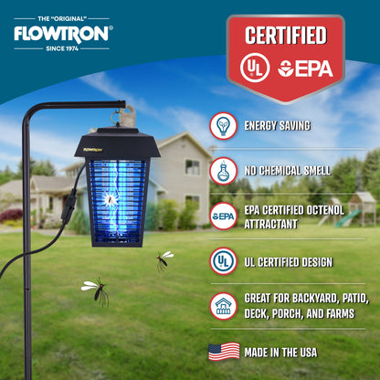 Flowtron 40W Outdoor Bug Zapper, 1 Acre Coverage