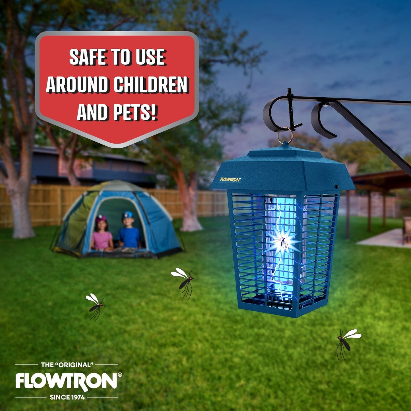 Flowtron 40W Outdoor Bug Zapper, 1 Acre Coverage